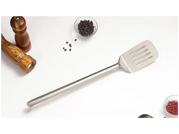 Espatula Vazada Inox 50cm Ut101-004 Espatula Inox