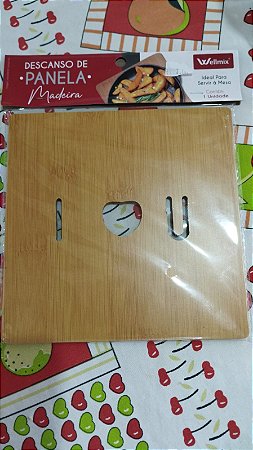 Descanso de panela bambu welmix