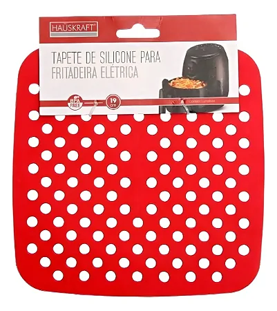 Tapete silicone quadrado Air Fryer Fritadeira hauskraft