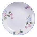Prato fundo tramontina aura porcelana Decorada 21 Cm Branco Florido