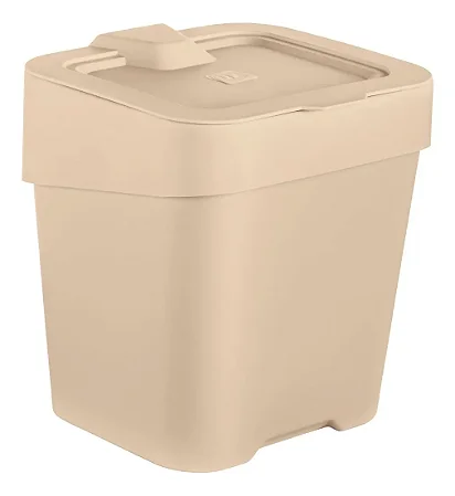 Lixeira Pedal Cozinha/banheiro Slim Premium 15L Uz.