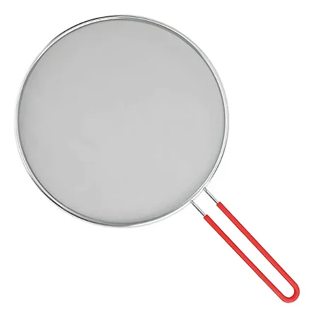 Tela anti respingo Para Fritura Inox Alça Silicone - welmix