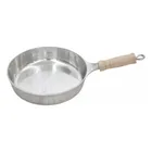 Frigideira alumínio fundido - cabo madeira -23x5cm - Nicopan