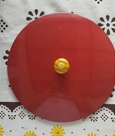 Caçarola com asa nr-24 4L. aluminio fundido vermelho Nicopan