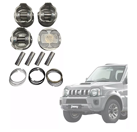Jogo Pistão + Anel STD Suzuki Jimny 1.3 16V M13A 02 A 15