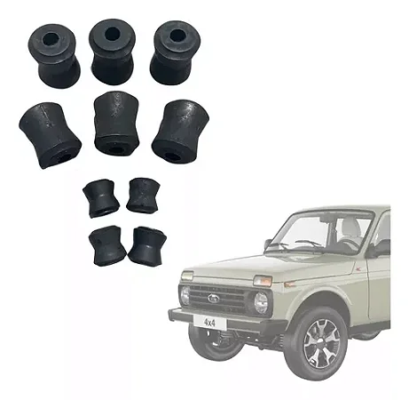 Kit Bucha Barra Tensora Lada Niva / Lada Laika