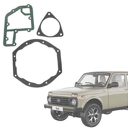 JOGO JUNTA DIFERENCIAL DIANTEIRO LADA NIVA 1.6 91 A 95