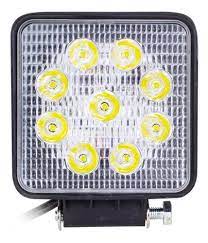 FAROL MILHA LED QUADRADO 108MM OFF ROAD