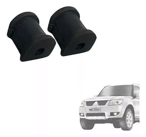 Par Bucha da Barra Estabilizadora Traseira Mitsubishi Pajero TR4 / iO