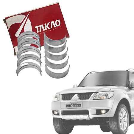 Bronzina de Mancal 0,25 – Mitsubishi Pajero TR4 / Pajero iO – Marca Takao