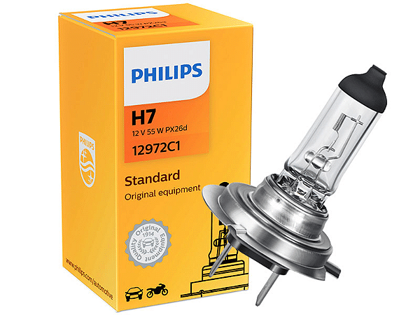 LAMPADA H7 12V 55W FAROL PHILIPS