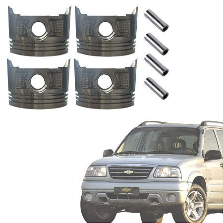 Jogo de Pistão 0,25 – Tracker / Grand Vitara 2.0 16V (1998 a 2009) – Motor J20A