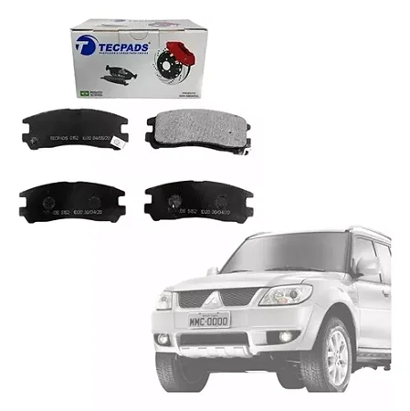 PASTILHA FREIO TRASEIRA TR4 2.0 16V 02 A 15 ---> TECPADS5152