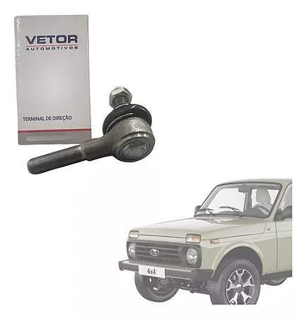 TERMINAL DIREÇAO CURTO EXTERNO LADA NIVA / LADA LAIKA AMBOS LADOS