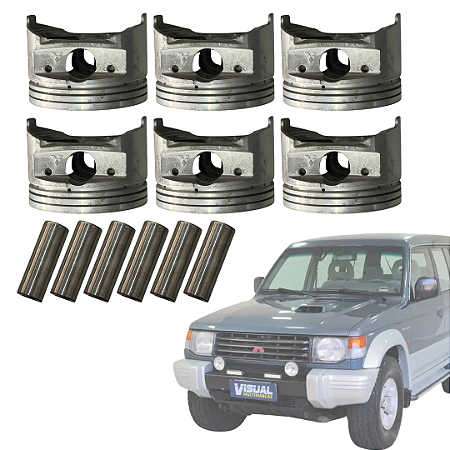 JOGO PISTÃO 0,50 PAJERO FULL SPORT GLS-B 3.0 12V V6 6G72