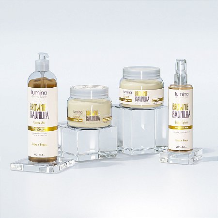 Lumina - Kit Corporal Completo - Brownie e Baunilha