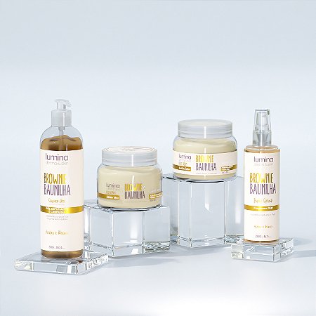 Lumina - Kit Corporal Completo - Brownie e Baunilha