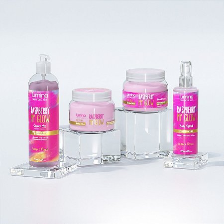 Lumina - Kit Corporal Completo - Raspberry My Glow