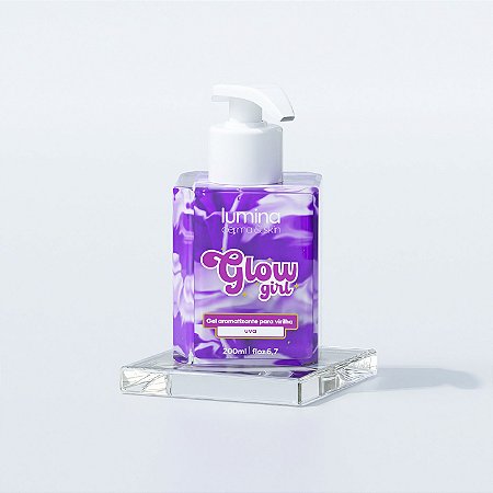 Lumina - Glow Girl - Gel Aromatizante Para Virilha de Uva - 200ml