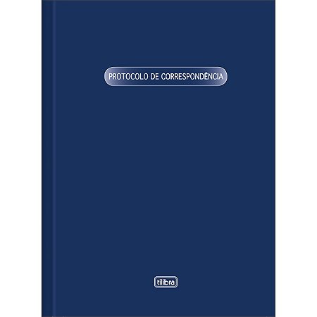 Livro Protocolo de Correspondência 153x216mm 52Fls Tilibra
