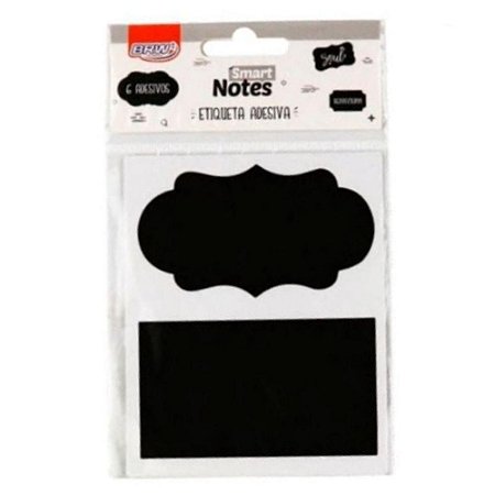 ETIQUETA ADESIVA LOUSA 6 FORMATOS C/ 6UN BRW