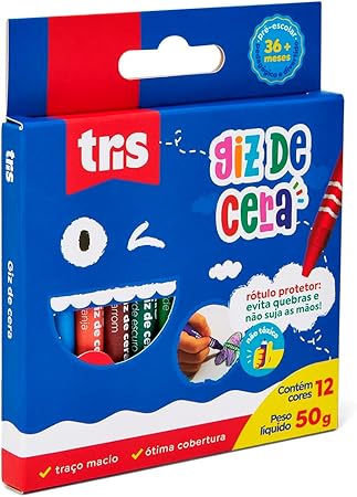 GIZ CERA FINO 12 CORES TRIS