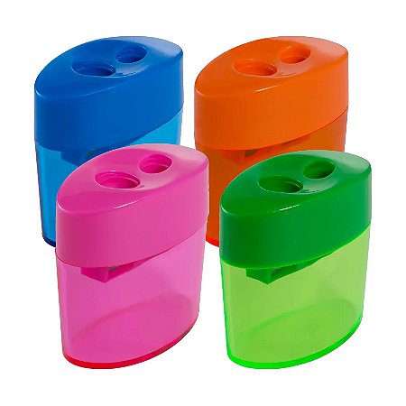 APONTADOR PLASTICO 2 FUROS OVAL C/ DEPOSITO FUTURO