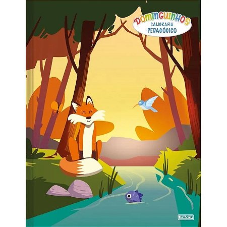 CADERNO CALIGRAFIA 40 FOLHAS DOMINGUINHOS