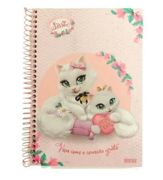 CADERNO CD UNIV 10M 160F SISSI SD