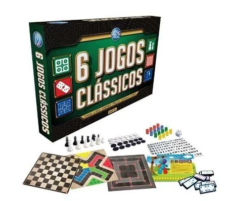 Top Line 6 Jogos Clássicos Pais e Filhos