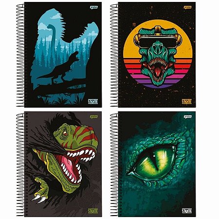 Caderno capa dura 1/4 espiral 80 folhas Stone Jandaia