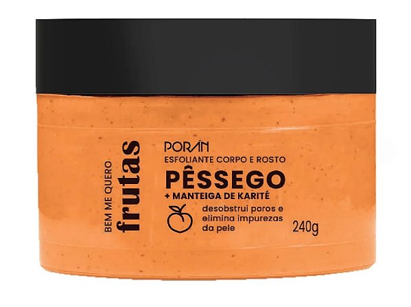 ESFOLIANTE PÊSSEGO CORPO E ROSTO