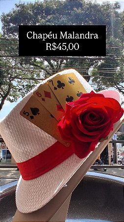 CHAPEU MALANDRA LUXO