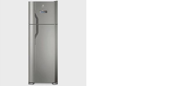 Geladeira/Refrigerador Frost Free cor Inox 310L Electrolux (TF39S)