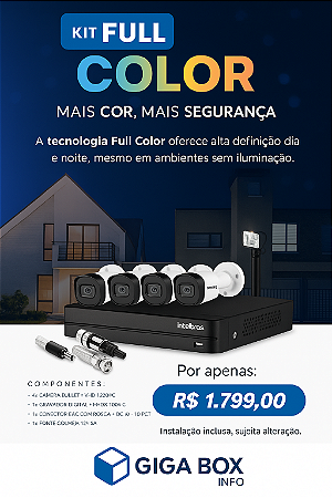 Kit Full Color da Intelbras