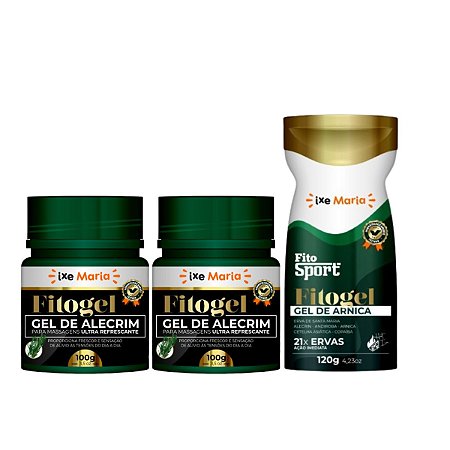 Fitogel Gel de Alecrim e Fito Sport Gel de Arnica