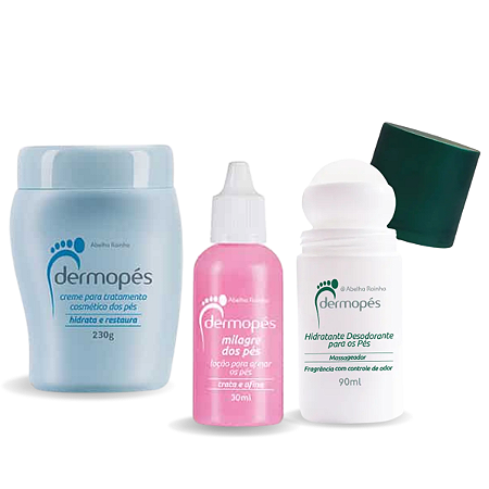 Kit Dermopés Premium: Mantenha Seus Pés Suaves, Hidratados e Livres de Calos