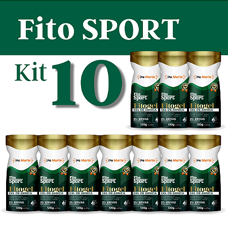 Kit com 10 FitoSport Gel de Arnica: Alívio Completo para Dores Musculares