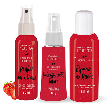 Kit Sensual Secret Sexy: Aromatize, Relaxe e Intensifique o Prazer