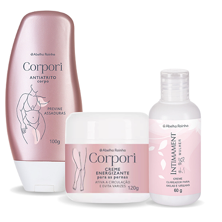 Kit Corporal Completo: Cuidado e Hidratação para Pernas, Axilas e Corpo