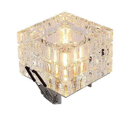 Lustre de embutir cor transparente modelo COD10060