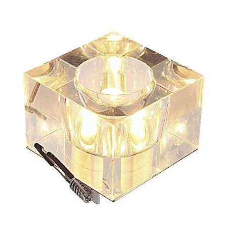 Lustre de embutir cor transparente modelo COD10062