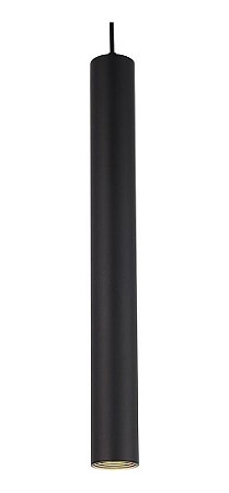 Lustre pendente cor preta F40 H400MM modelo COD10044