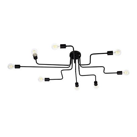Lustre pendente cor preto L1100 W700MM modelo COD10066