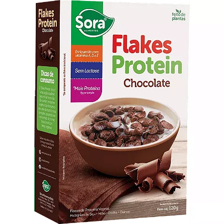Cereal Sora - Corn Flakes Protein Chocolate Vegano 120g
