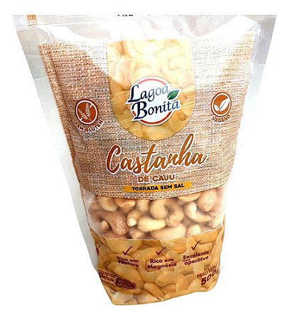 Castanha De Caju Torrada Inteira W1 Sem Sal - 500 G
