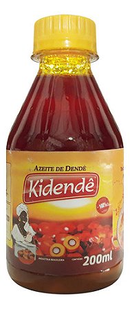 Azeite De Dendê Puro Natural - Kidendê - 200 Ml