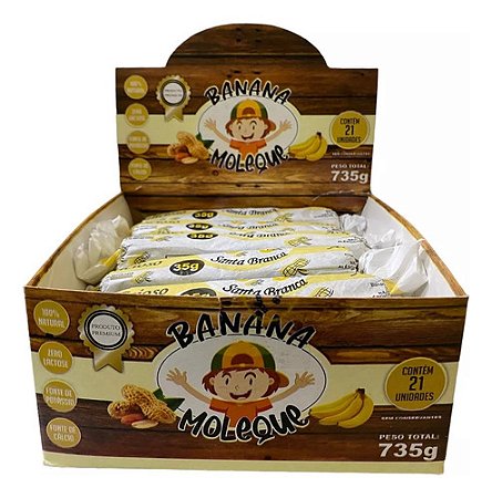 Display Banana Moleque Santa Branca 21 X 35 G