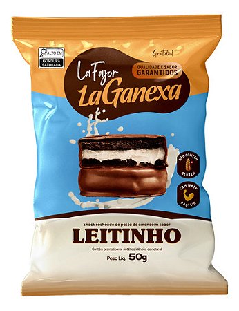 Alfajor Zero Açúcar La Ganexa Leitinho 50g - La Ganexa