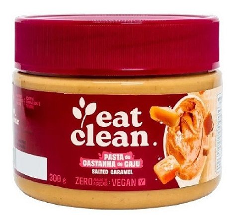 Pasta De Castanha Caju Salted Caramel Vegan Eat Clean 300g